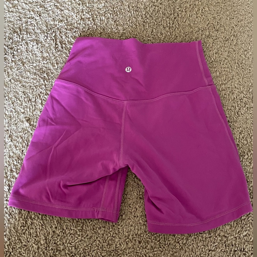 Lululemon 4” biker shorts